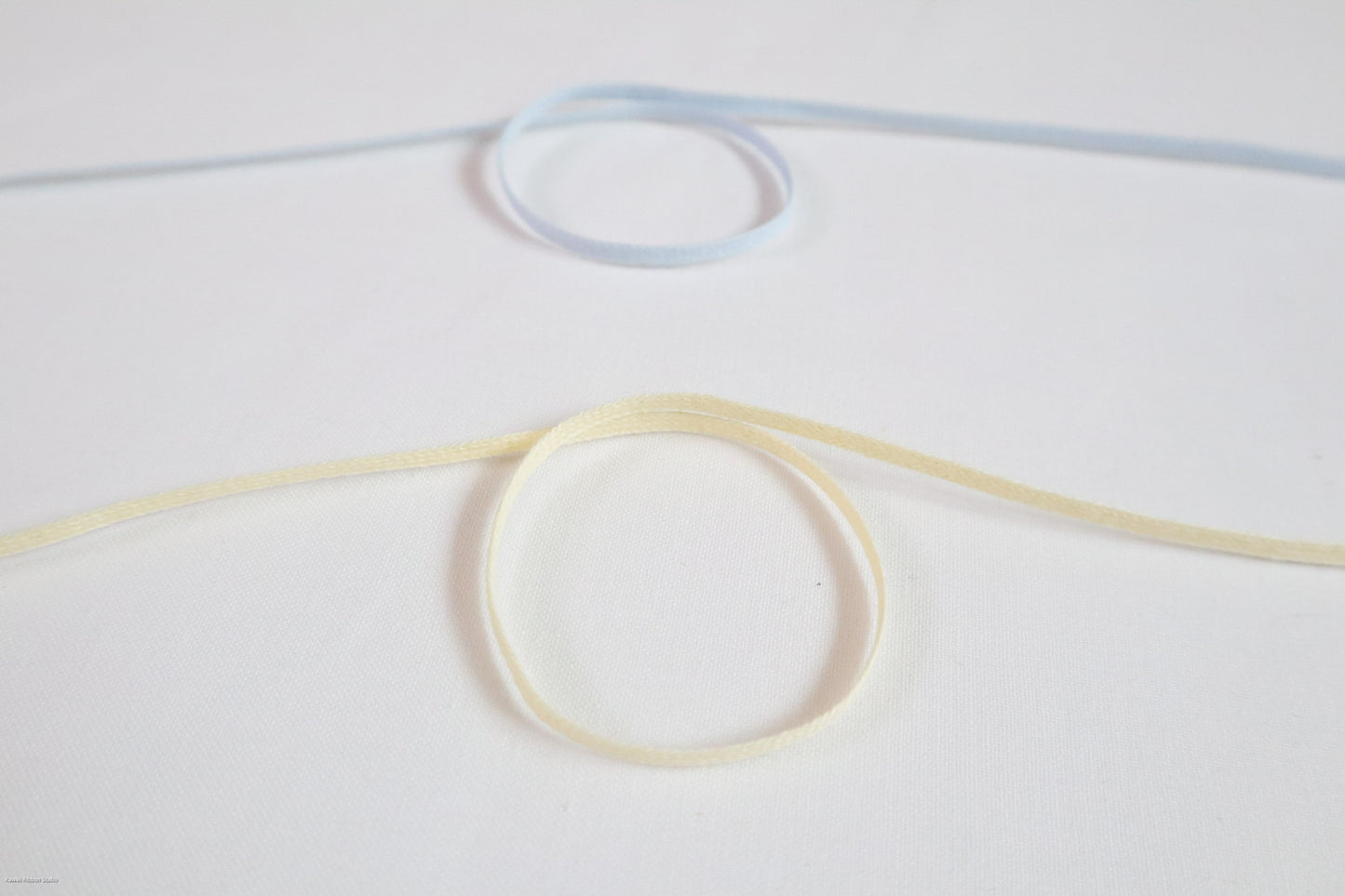 100% organic cotton Ribbon/ tape in 3mm, 4mm, 7mm, Organic cotton baby clothes Trim