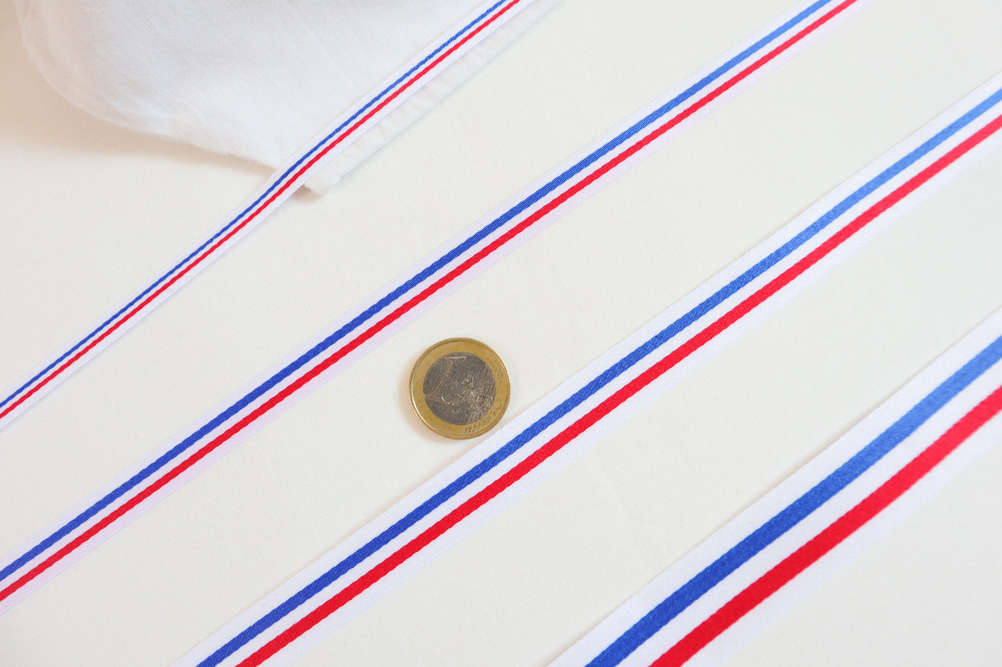 Tricolor stripe polyester tape / ribbon