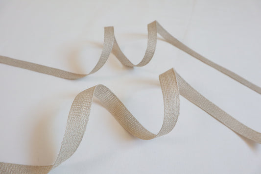 Airly ribbon/ tape in 100% washed linen